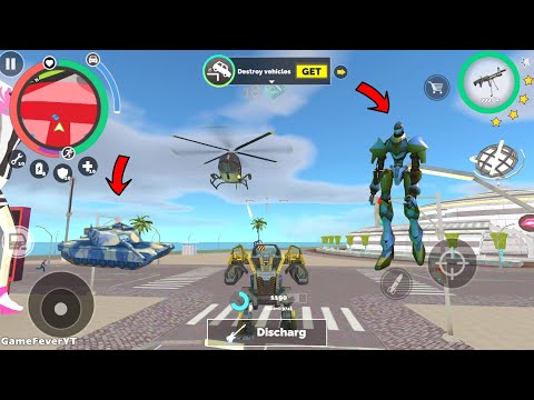 Vegas Crime Simulator 2 (BD 100 Ground Assault Robots) New Building Remastered - Android Gameplay HD