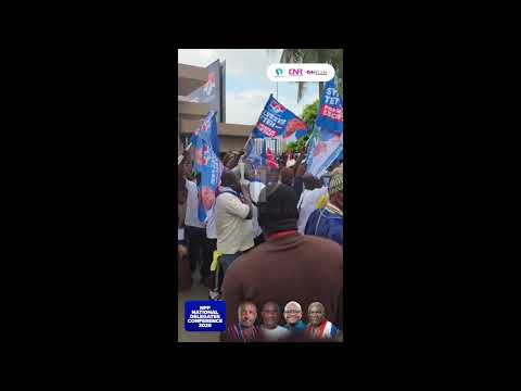 Singing, Dancing and Cheering as NPP Supporters Await Voting in Kumasi