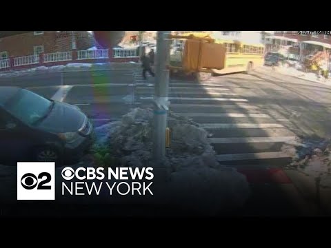Video shows deadly school bus hit-and-run in Brooklyn