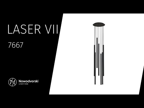 Підвісний світильник Nowodvorski 7667 Laser 1000 G9 7x10W IP20 Bl