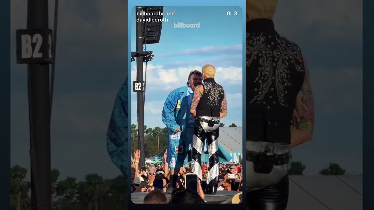 David Lee Roth Makes His Comeback at Coachella #DavidLeeRoth #shorts #rockmusic - YouTube