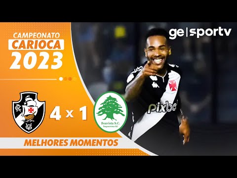 VASCO 4 X 1 BOAVISTA | MELHORES MOMENTOS | 9ª RODADA DO CARIOCA 2023 | ge.globo