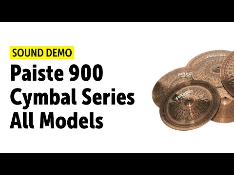 Paiste | 900 Cymbal Series | All Models | Sound Demo