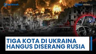 Gelombang Rudal-Drone Rusia Hanguskan Tiga Kota di Ukraina, Serangan Udara Besar-besaran Diluncurkan