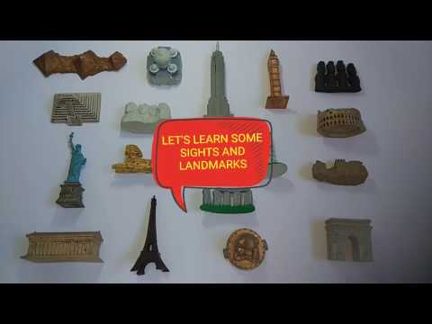 Learning Sights and Landmarks from around the world for children - Safari ltd. Figurines