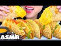 ASMR NEW CHEESY Crunchy Tacos From TACO BELL MUKBANG Eating Sounds Eating Show ASMR Phan