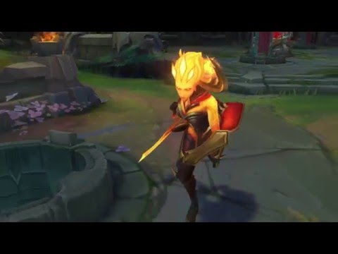 Infernal Diana (Victory forged in fire) Skin Spotlight | League of Legends