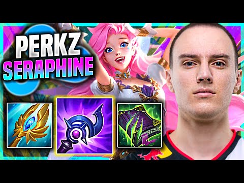PERKZ PICKS SERAPHINE WITH NEW ITEM! - C9 Perkz Plays Seraphine MID vs Sylas! | Challenger TV