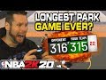 Longest NBA 2K20 Park Game