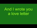 Leona Lewis - Love Letter (Lyrics)