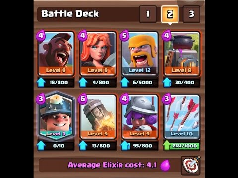 Hog Rider Deck 2.0  (For Balance Changes)  |  Clash Royale