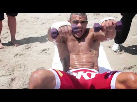 Vitor Belfort training in Florida with Pedro Diaz