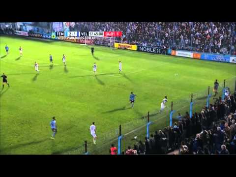 Terminó lastimado. Temperley 2 Vélez 1.Fecha 19.Torneo Primera División 2015.FPT