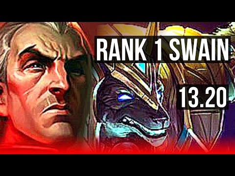 SWAIN vs NASUS (TOP) | Rank 1 Swain, 10/1/10, Godlike | BR Challenger | 13.20