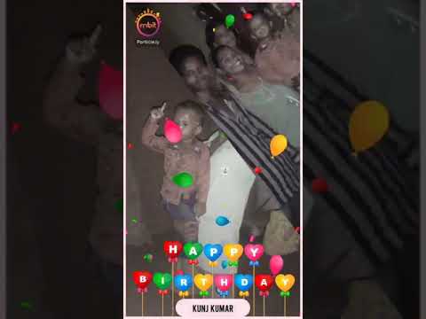 Kunj's birthday