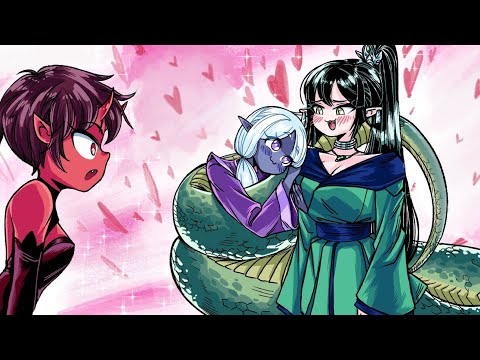 The Best Lamia Affectionate Hug| Punk Rock Loser comic