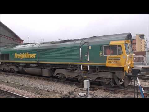 Freightliner 66561 with Portbury to Fifoots ps loaded coal train+ HORN