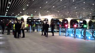 preview picture of video 'Nieuwe Spoortunnel in Delft geopend / The brand new Train Station of Delft'