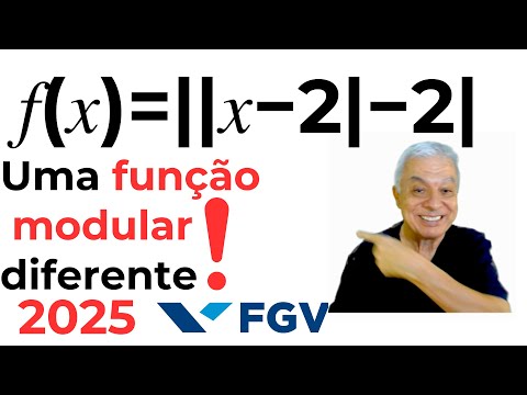 🔴FGV 2025 | MEDICINA MACKENZIE PARANÁ | QUESTÃO 78| Matemática | FUNÇÃO MODULAR