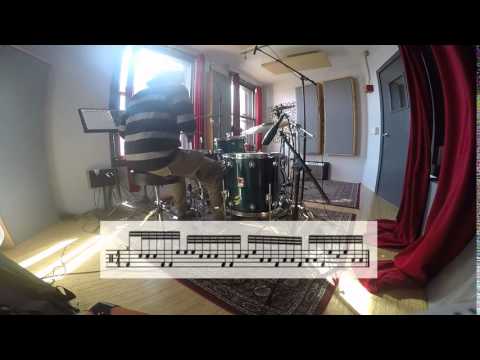 Fill de la muerte #5 - Singles on the hands, doubles on the kick