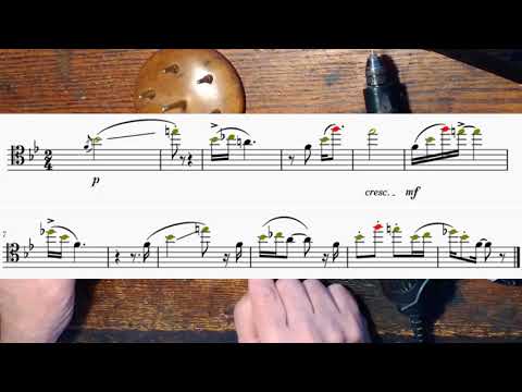 Bassoon high notes (E and above) -- drilling into the reed