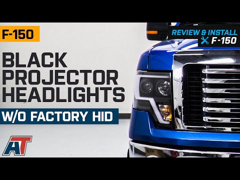 2009-2014 F150 Black Projector Headlights Review & Install