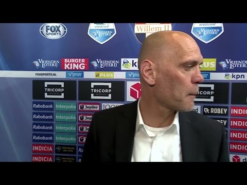 Willem II-trainer Jurgen Streppel over de winst op Almere City FC