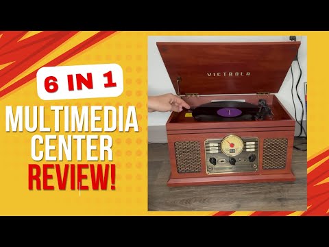 Victrola The Quincy 6-in-1 Record Player Review | Vintage Style Meets Modern Tech!