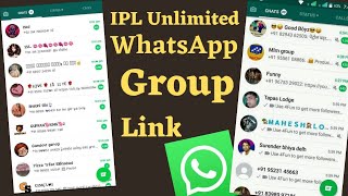 IPL Unlimited WhatsApp Group Link In 2023 | IPL Live Score Whatsapp Group Link