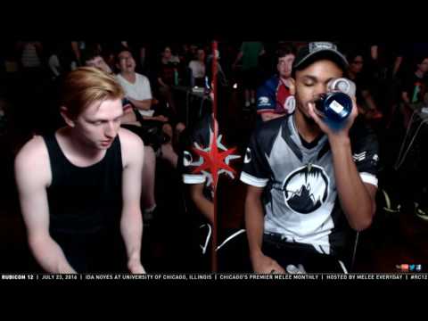 Rubicon 12 - Glacial | KJH (Fox) vs. Ginger (Falco) - SSBM - Top 8, Loser Quarters