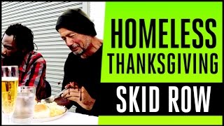 A Homeless Thanksgiving on Skid Row