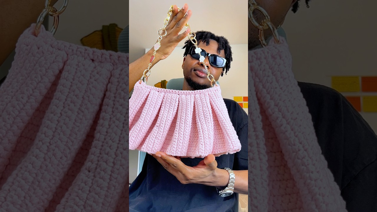 Crochet Skirt Bag | Crochet Lacoste Lenglen Bag | Crochet Lacoste Skirt Bag