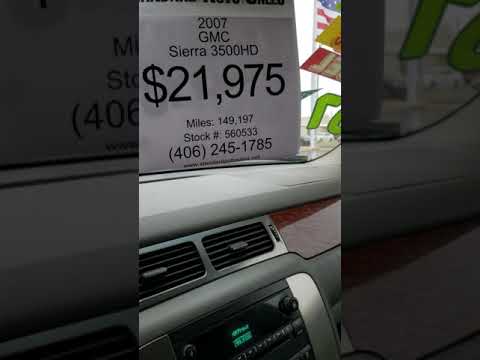 2007 GMC 3500HD SLE Flatbed Dually Crew Cab Duramax!!!