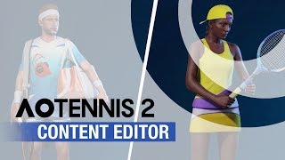 Creëer je eigen tennisprof in AO Tennis 2