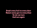 All Thieves- Turn and turn again/ lyrics 