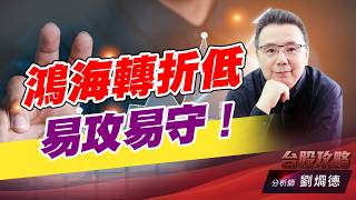 鴻海轉折低易攻易守！｜台股攻略｜劉烱德 (圖)