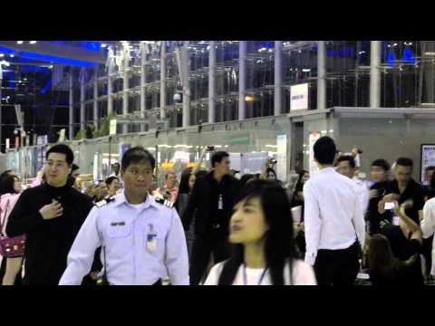 [Fancam]180313 B1A4 & BTOB - Suwannabhumi Airport ( Back To Korea)