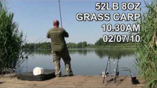 preview picture of video 'part 3 of 5 carp fishing la horre lake in france summer 2010'