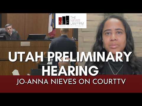 Jo-Anna Nieves on Probable Cause and Evidence at the Tyler Robinson Preliminary Hearing