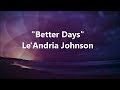 Better Days (Instrumental)