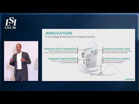 Randy Preston, Centese, Inc. - Digital surgical drainage for cardiothoracic surgery | LSI USA '26