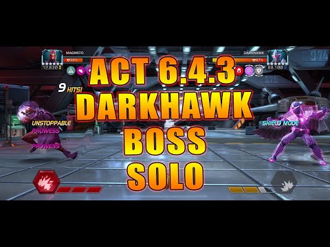 Magneto Destroys Act 6.4.3 Darkhawk Boss. ONESHOT!!!