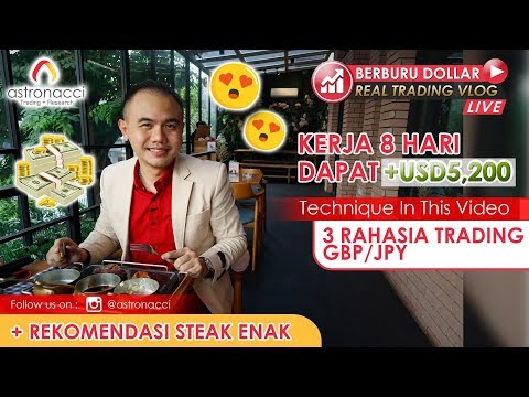 BERBURU DOLLAR REAL TRADING VLOG Ep 4: KERJA 8 HARI DAPET +USD5,200!!