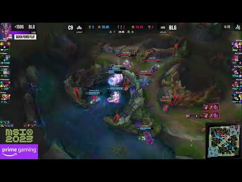 BLG BARON STEAL - C9 VS BLG | #msi