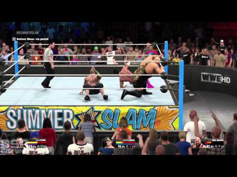WWE 2K15 Showcase: Hustle, Loyalty, Disrespect pt12 - Punk/Cena/Show Triple Threat MESS