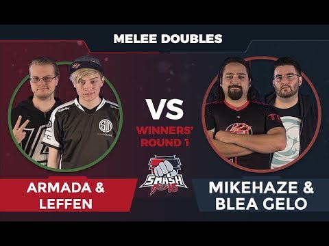 Armada/Leffen vs MikeHaze/Blea Gelo - Melee Doubles: Winners' Round 1 - Smash Summit 5