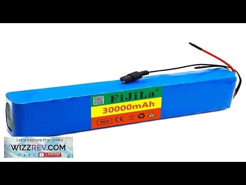 10S2P Battery 36V 30000mAh Rechargeable Battery Pack For Electric Bike Scooter Review