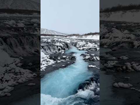🇮🇸冰島｜藍色秘境瀑布Br&uacute;arfoss