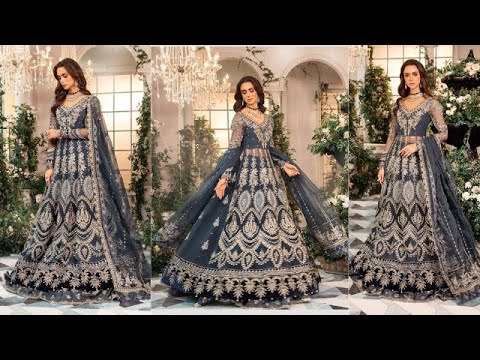 Maria.B Mbroidered Wedding Collection Unstitched 3 Pieces Organza Suit BD-2901