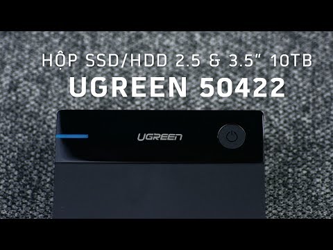 UGREEN nešiojamas išorinis HDD korpusas 3.5" / 2.5" SATA SSD/HDD, USB 3.0, SATA III, UASP, 5 Gb/s (50422) video